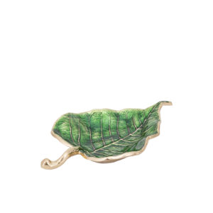 PTMD Plumie Green schaal – Lindeblad 16,5 x 10,5 x 2,5 cm