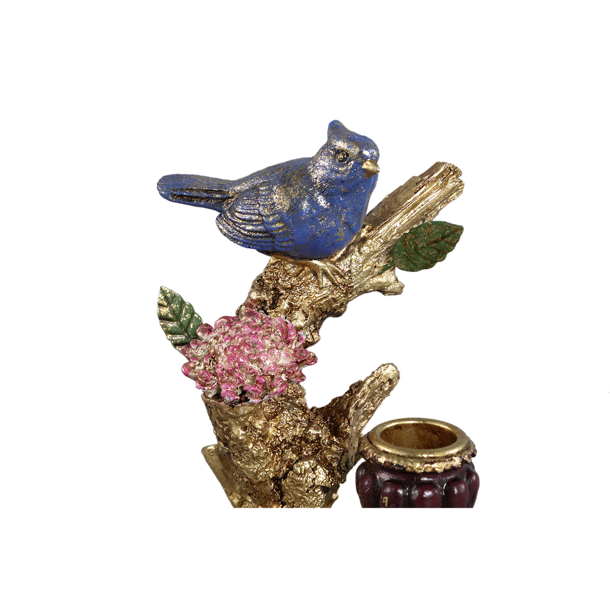 PTMD Birdie Brown Kandelaar – Vogel op Tak - Afbeelding 2