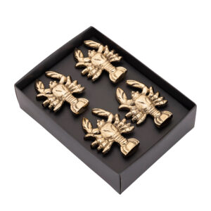 PTMD Lobster Servetringen – Set van 4