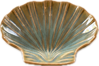Gresnovo - Coquille Bowl 13 x 3 cm Emeraude Bleue