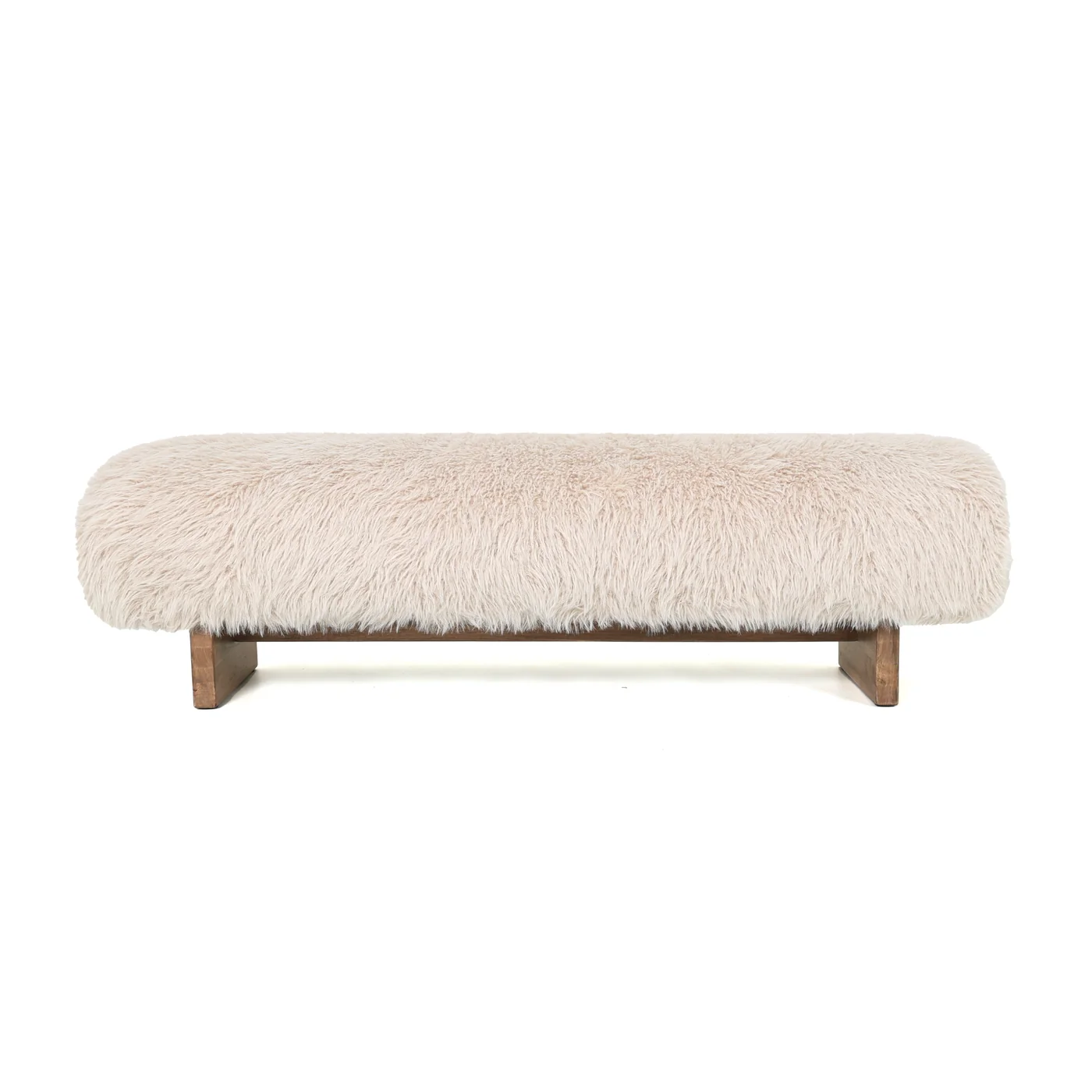 PTMD hairy bench klein beige - wordt niet verstuurd