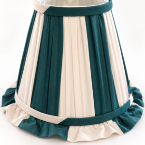 Club Carlotta Lampenkapje – Green/Cream Stripes