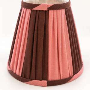 Club Carlotta Lampenkapje – Pink/Brown Stripes