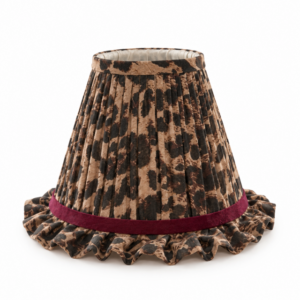 Club Carlotta Lampenkapje – Leopard Ruffle