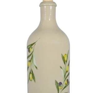 Oliedispenser Beige 'Olijftakken' - 500 ML