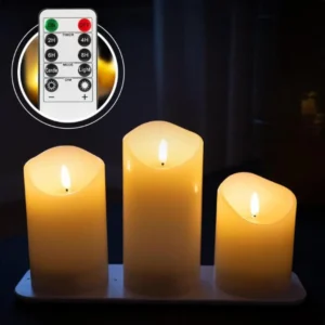 Akaro Ambiance Trio - 3 Oplaadbare Led Kaarsen